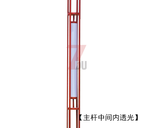 (QDJGDZ-017)红色火焰造型特色广场园林草莓视频APP色版主杆内透光位置